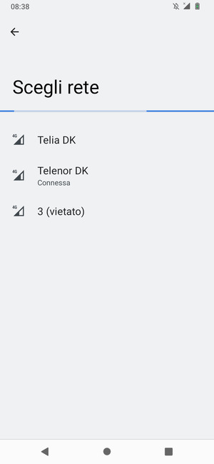 Attendi il completamento della ricerca