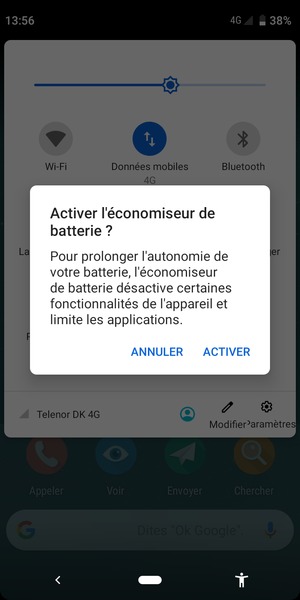Sélectionnez ACTIVER