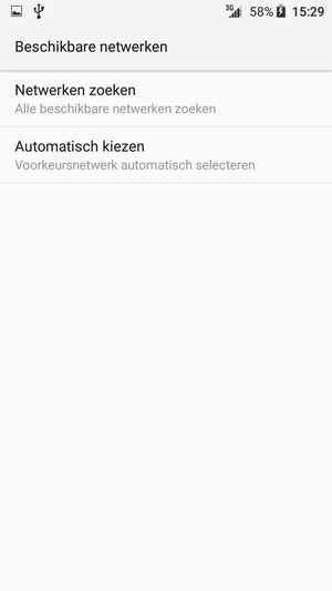 Selecteer Netwerken zoeken