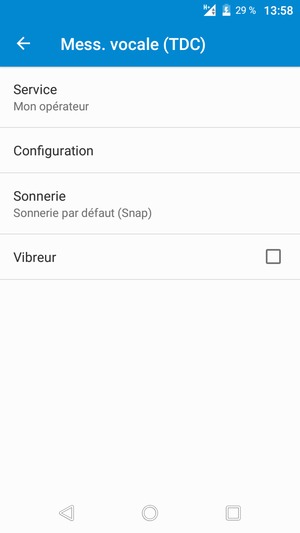 Sélectionnez Configuration