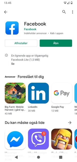 Vælg Åbn