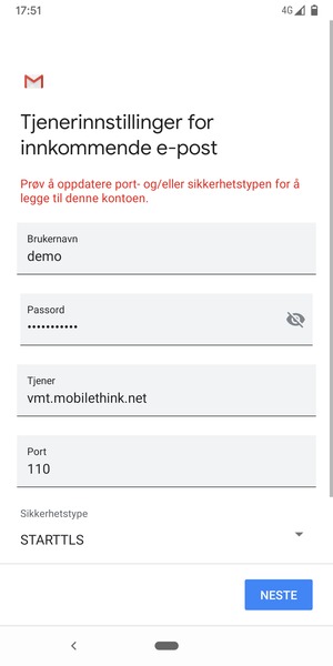 Velg Sikkerhetstype