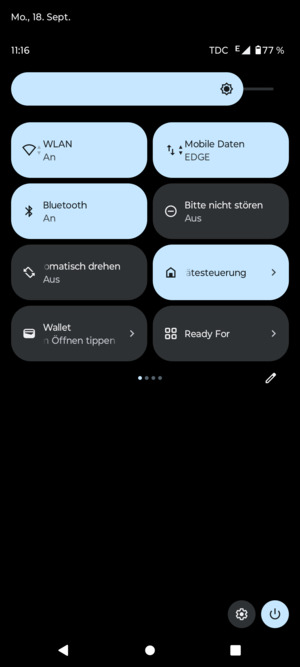 Schalten Sie WLAN und Bluetooth aus