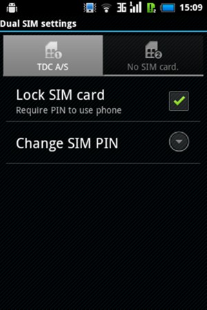 Select Change SIM PIN