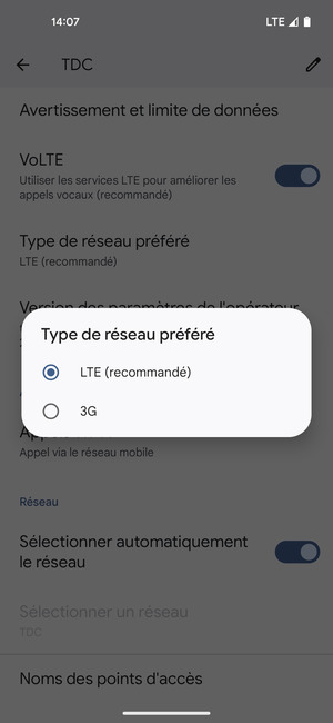 Sélectionnez votre option préférée
