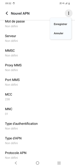 Sélectionnez Enregistrer