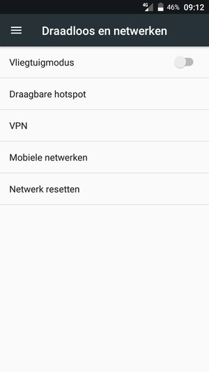 Selecteer Draagbare hotspot