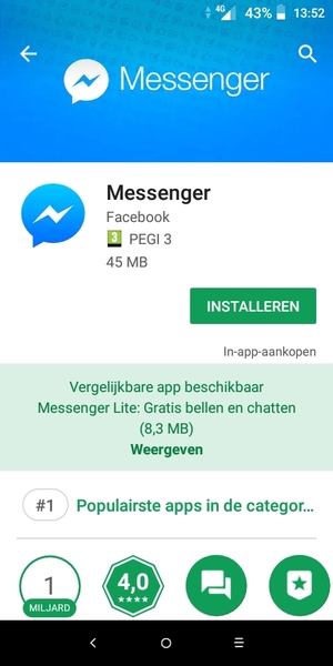 Selecteer INSTALLEREN