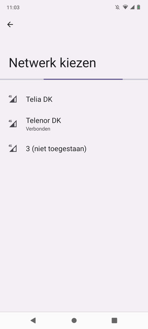 Wacht tot de zoekopdracht beëindigd is