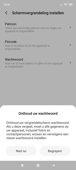 Selecteer Begrepen