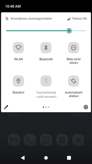 Stellen Sie die Helligkeit auf das erforderliche Niveau