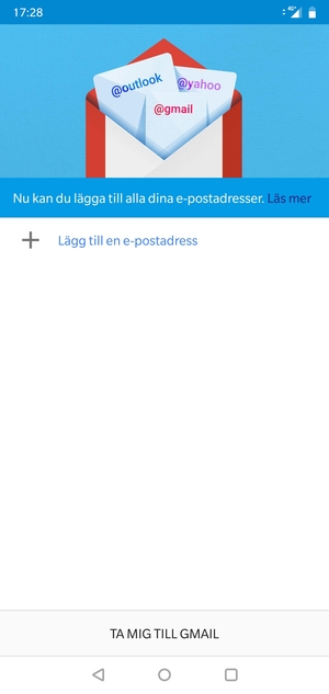 Välj Lägg till en e-postadress
