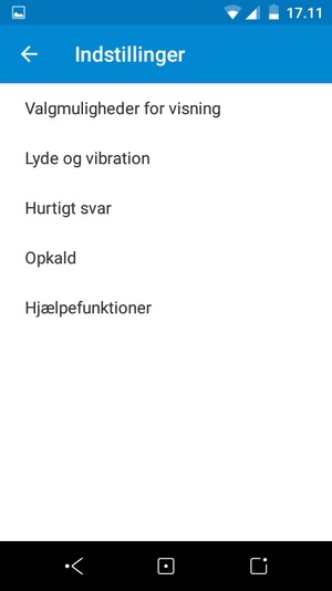 Vælg Opkald