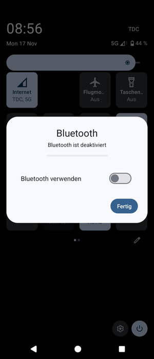 Wählen Sie Fertig