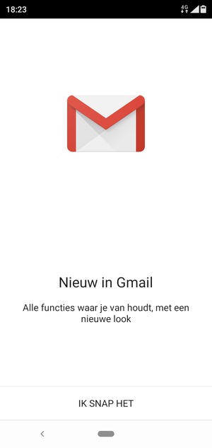 Selecteer IK SNAP HET