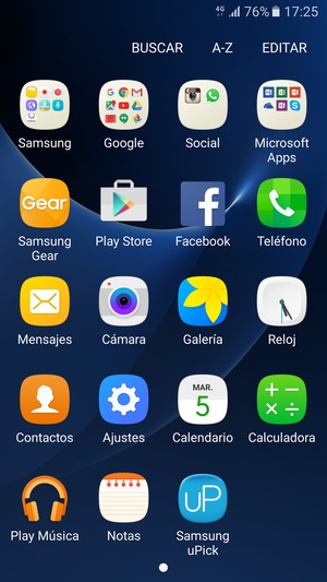 Seleccione Ajustes