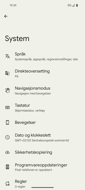 Velg Programvareoppdateringer