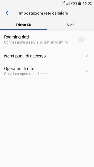 Seleziona Public e Nomi punti di accesso