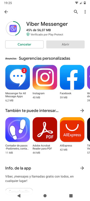 Espere a que el proceso de instalación finalice