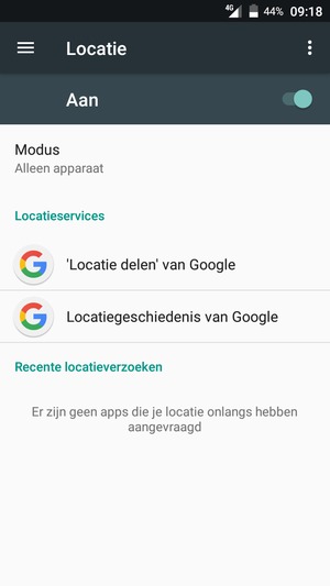 Schakel Locatie uit