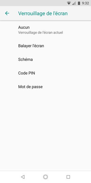 Sélectionnez Schéma