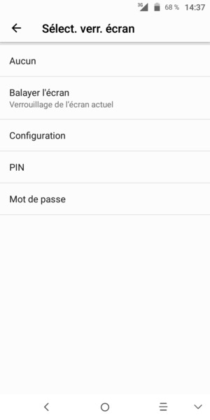 Sélectionnez Configuration