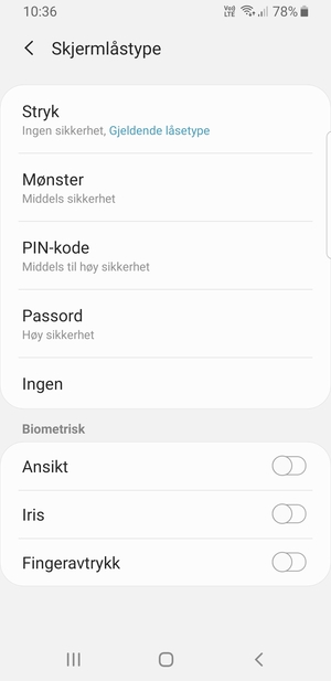Velg Mønster