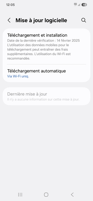 Sélectionnez Téléchargement et installation