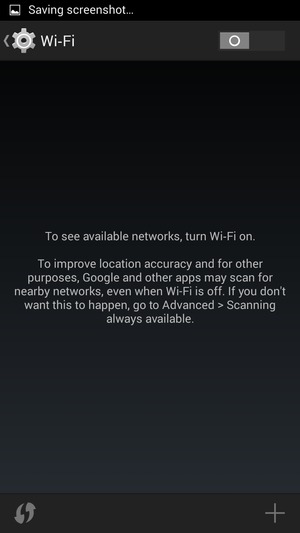 Turn on Wi-Fi