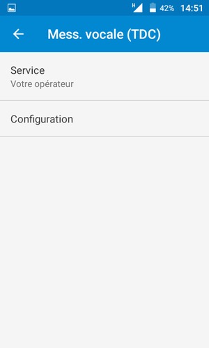 Sélectionnez Configuration
