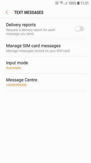 Select Message Centre