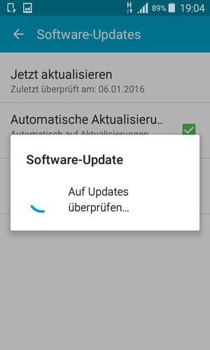 Warten Sie, bis die Suche abgeschlossen ist