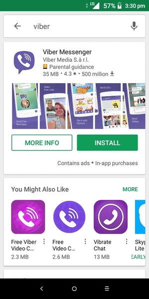 Select the app