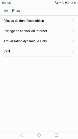 Sélectionnez Réseau de données mobiles