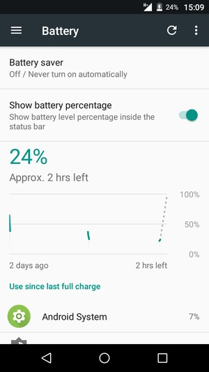 Select Battery saver