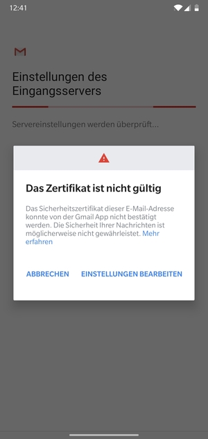 Wählen Sie EINSTELLUNGEN BEARBEITEN