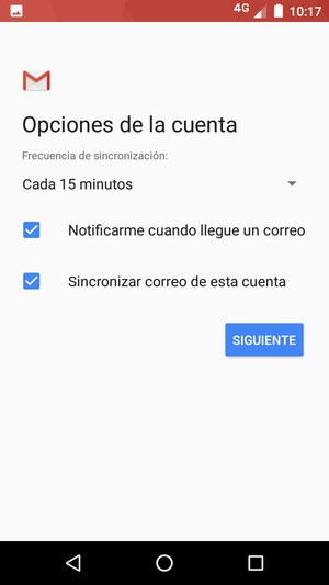 Seleccione SIGUIENTE