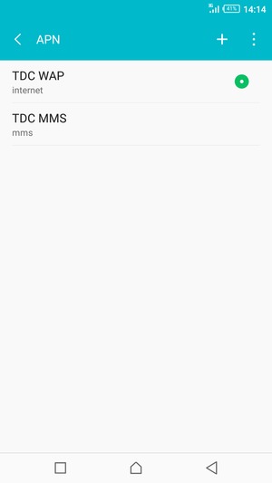 Sélectionnez le bouton du Menu