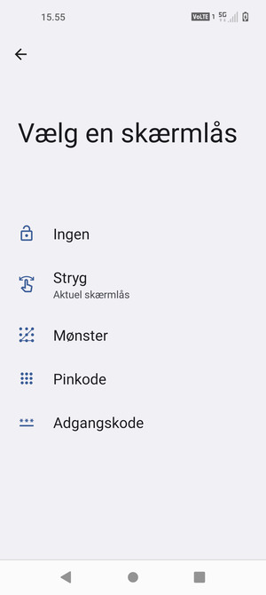 Vælg Mønster
