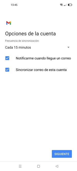Seleccione SIGUIENTE