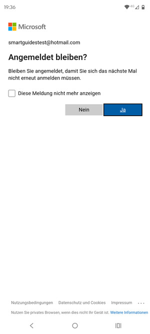 Wählen Sie Ihre gewünschte Option