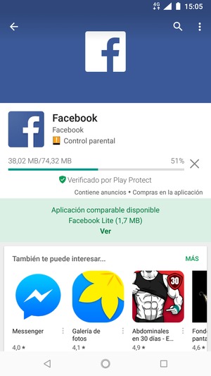 Espere a que el proceso de instalación finalice