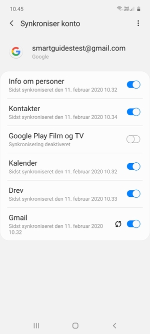 Vælg Menu-knappen