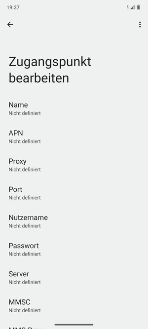 Geben Sie Internet-Informationen ein