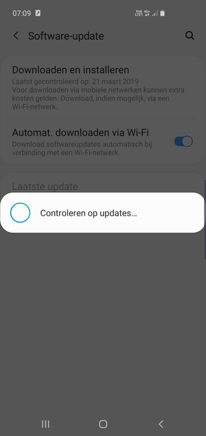 Wacht tot de zoekopdracht beëindigd is