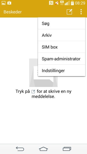 Vælg Indstillinger
