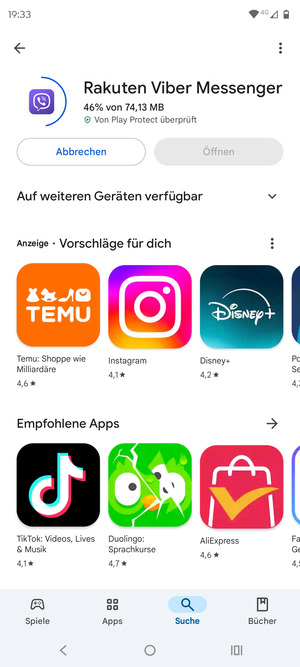 Warten Sie, bis der Installationsprozess  beendet ist