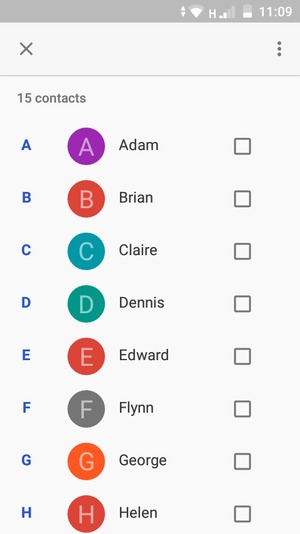 Select the menu button