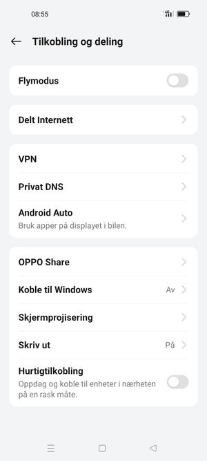 Velg Delt Internett
