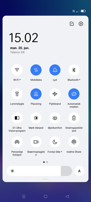 Slå Placering fra